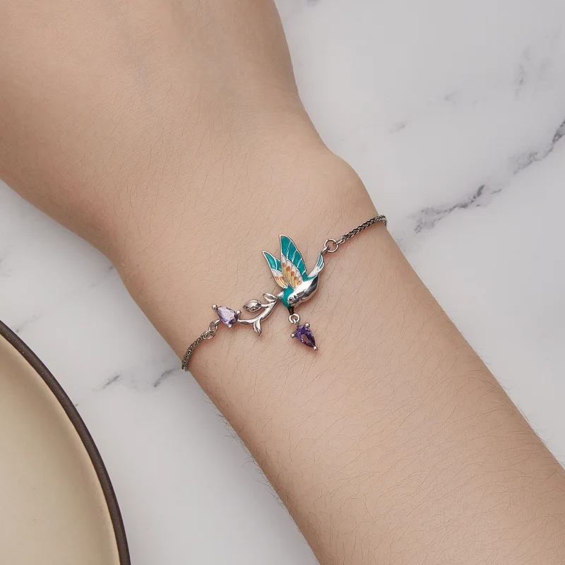 (Bild für) Eisvogel-Armband im Pandora-Stil - BSB126 - Ansicht 5