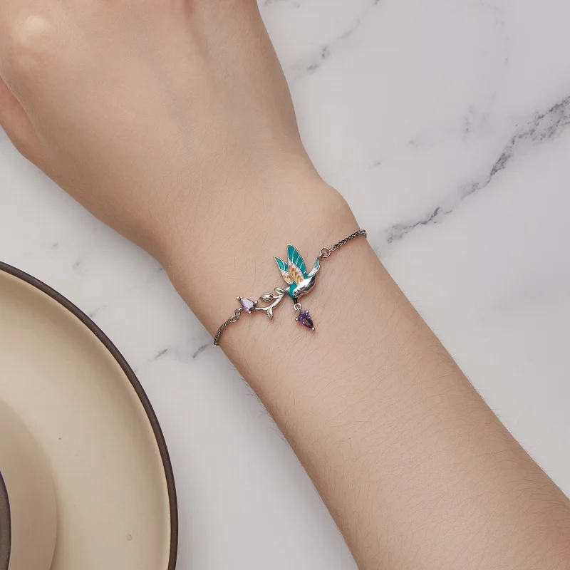 (Bild für) Eisvogel-Armband im Pandora-Stil - BSB126 - Ansicht 6