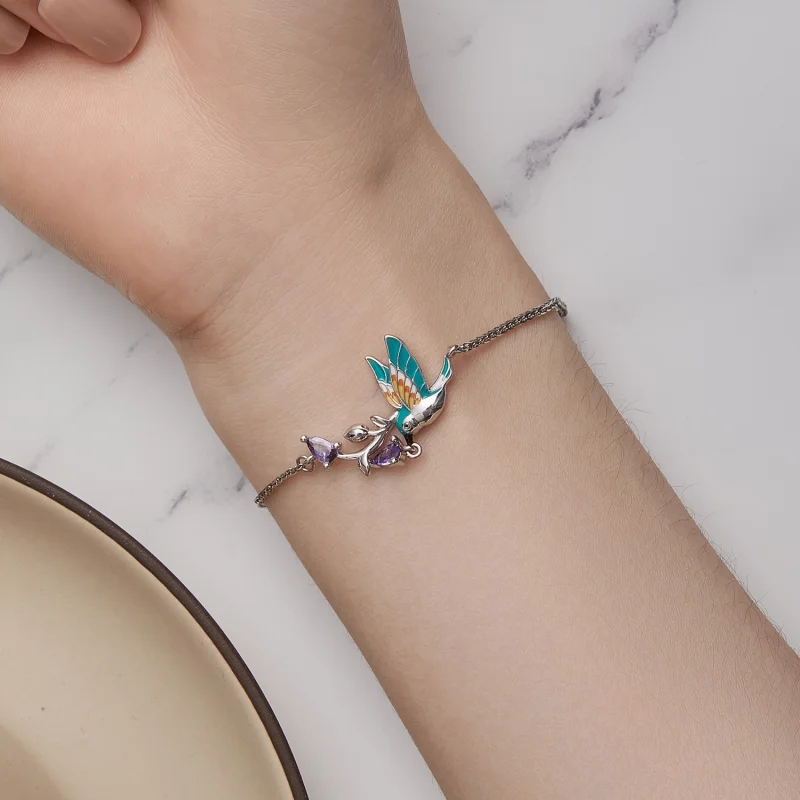 (Bild für) Eisvogel-Armband im Pandora-Stil - BSB126 - Ansicht 7