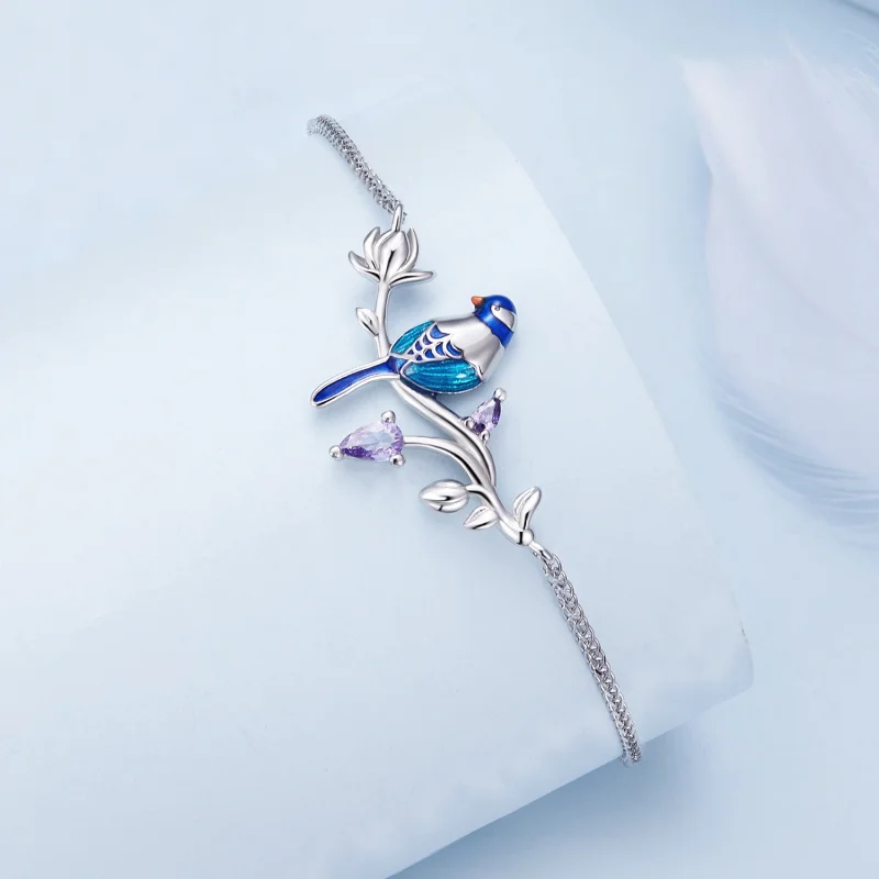 (Bild für) Eisvogel-Armband im Pandora-Stil - BSB127 - Ansicht 3
