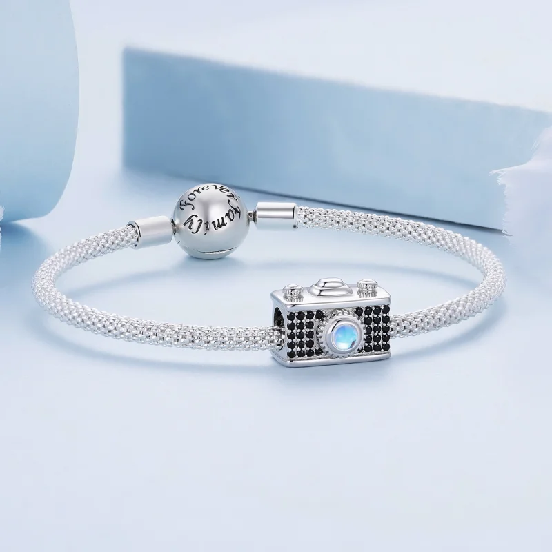 (Bild für) Erinnerungskamera-Charm im Pandora-Stil - BSC852 - Ansicht 5