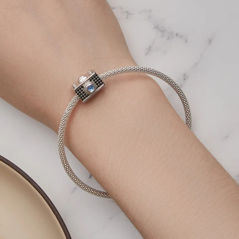 (Bild für) Erinnerungskamera-Charm im Pandora-Stil - BSC852 - Ansicht 6