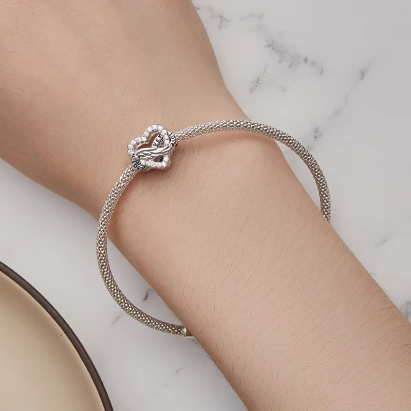 (Bild für) Ewiges Herz-Charm im Pandora-Stil - BSC853 - Ansicht 6