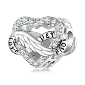 (Bild für) Ewiges Herz-Charm im Pandora-Stil - BSC853