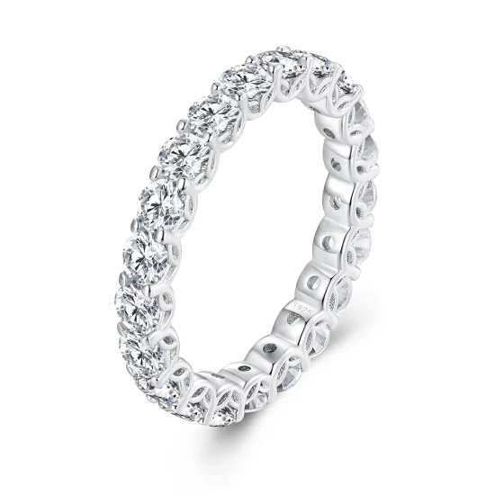 (Bild für) Feiner Moissanit-Ring im Pandora-Stil - MSR029
