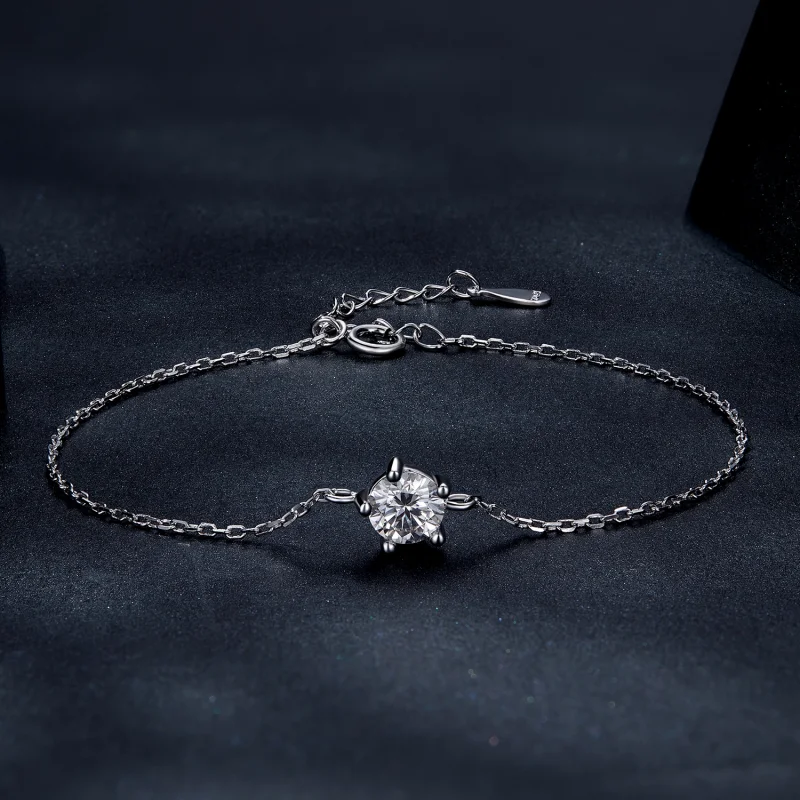 (Bild für) Funkelndes Moissanit-Armband im Pandora-Stil - MSB001 - Ansicht 2