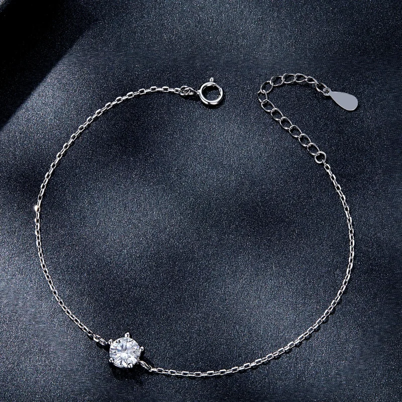 (Bild für) Funkelndes Moissanit-Armband im Pandora-Stil - MSB001 - Ansicht 3