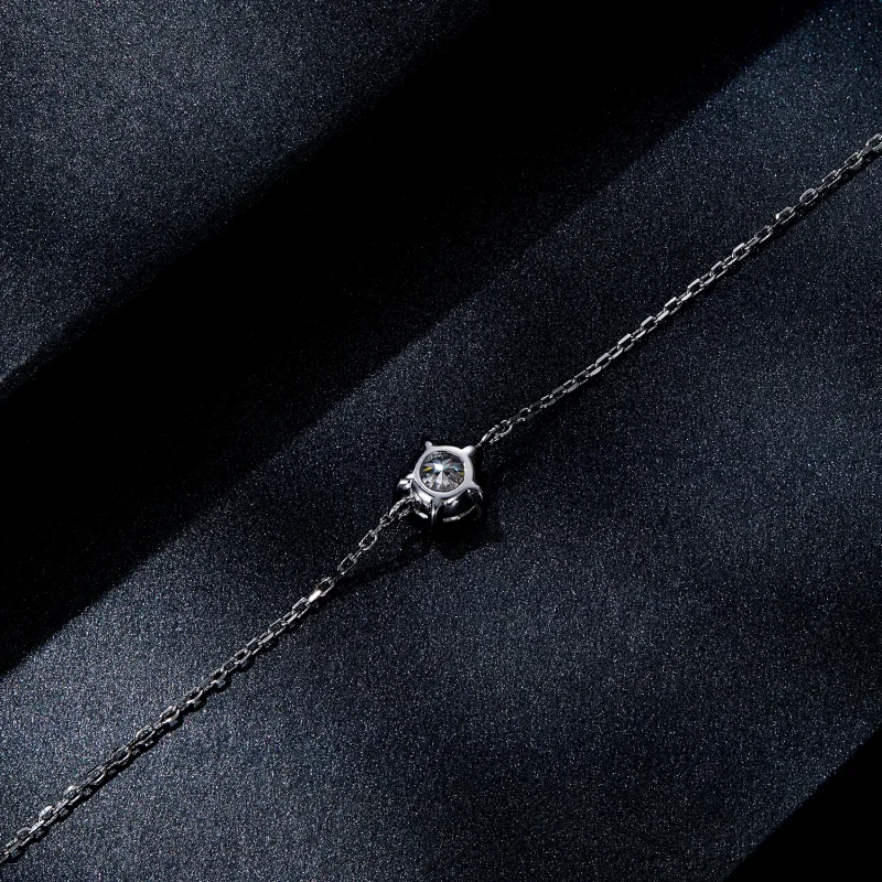 (Bild für) Funkelndes Moissanit-Armband im Pandora-Stil - MSB001 - Ansicht 4