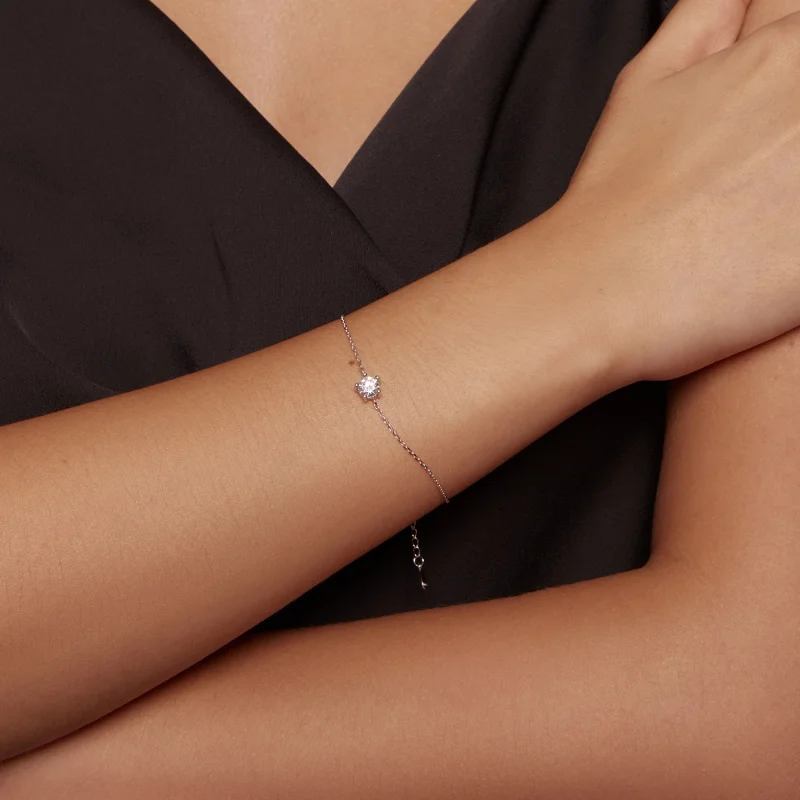 (Bild für) Funkelndes Moissanit-Armband im Pandora-Stil - MSB001 - Ansicht 7