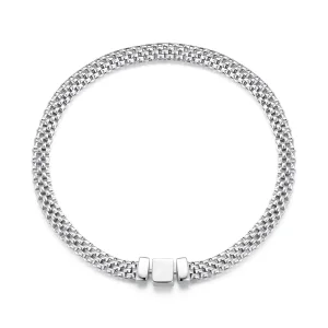 (Bild für) Geflochtenes Kettenarmband im Pandora-Stil - BSB124