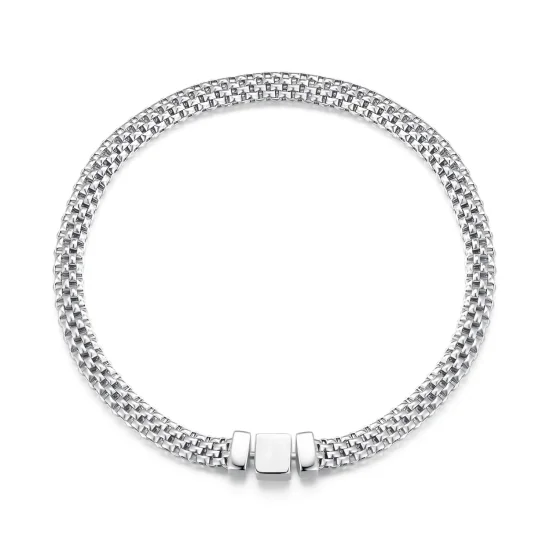 (Bild für) Geflochtenes Kettenarmband im Pandora-Stil - BSB124