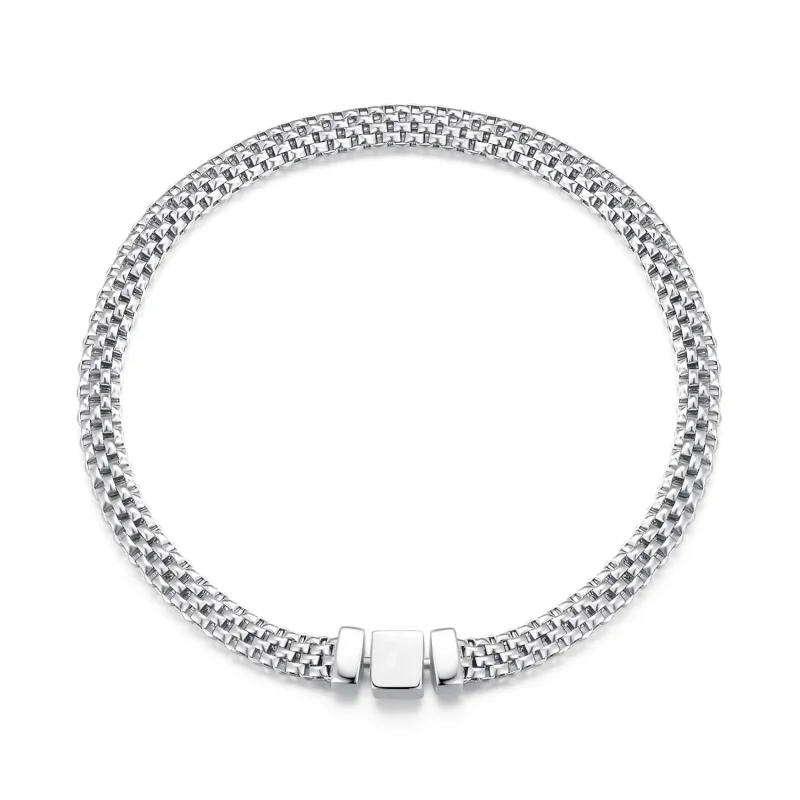 (Bild für) Geflochtenes Kettenarmband im Pandora-Stil - BSB124