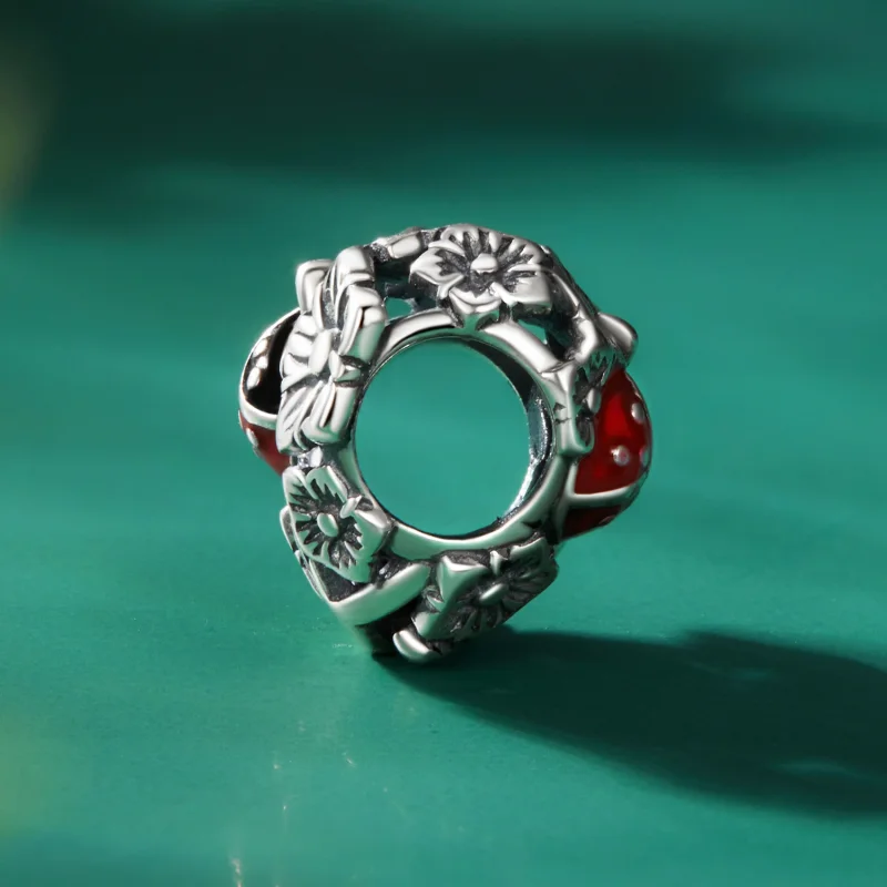 (Bild für) Glücks-Marienkäfer-Charm im Pandora-Stil - SCC2524 - Ansicht 3