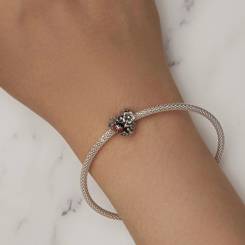 (Bild für) Glücks-Marienkäfer-Charm im Pandora-Stil - SCC2524 - Ansicht 7