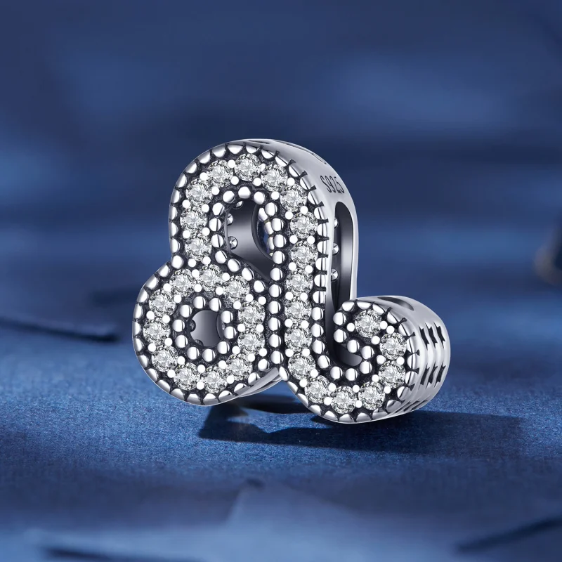 (Bild für) Glücksbringer-Sternzeichen-Charm Löwe im Pandora-Stil - SCC2516-5 - Ansicht 2
