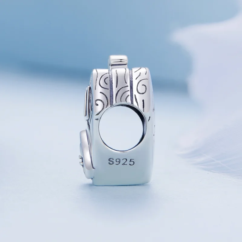 (Bild für) Herzförmiger Haus-Charm im Pandora-Stil - BSC871 - Ansicht 3