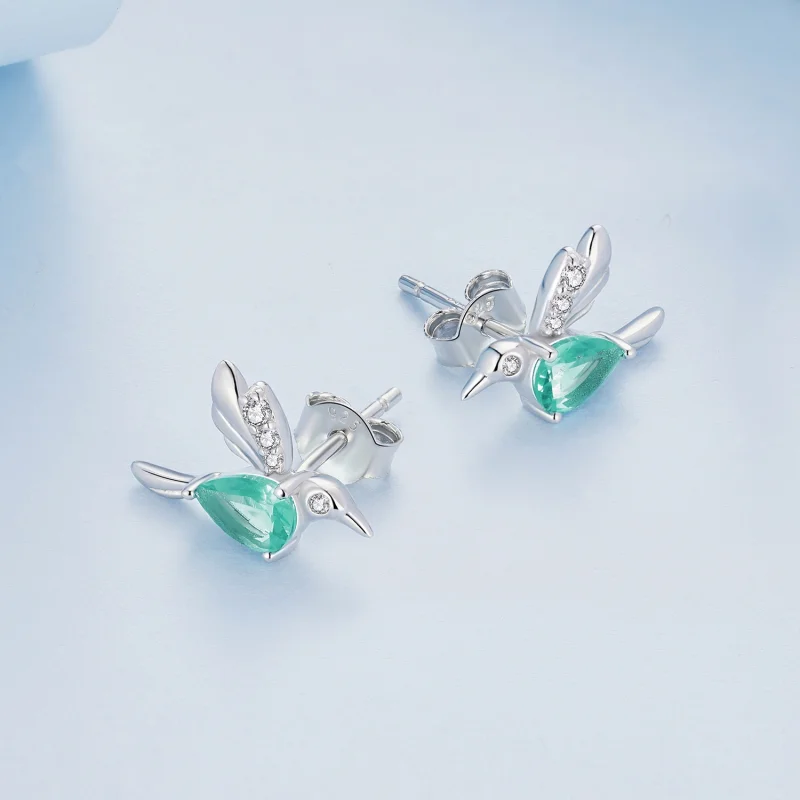 (Bild für) Kolibri-Ohrstecker im Pandora-Stil - BSE849 - Ansicht 4