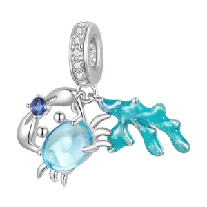 (Bild für) Krabben-Algen-Anhänger-Charm im Pandora-Stil - SCC2505