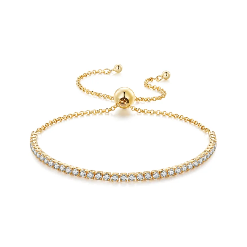 (Bild für) Liebevoll vergoldetes Armband im Pandora-Stil - SCB029-B