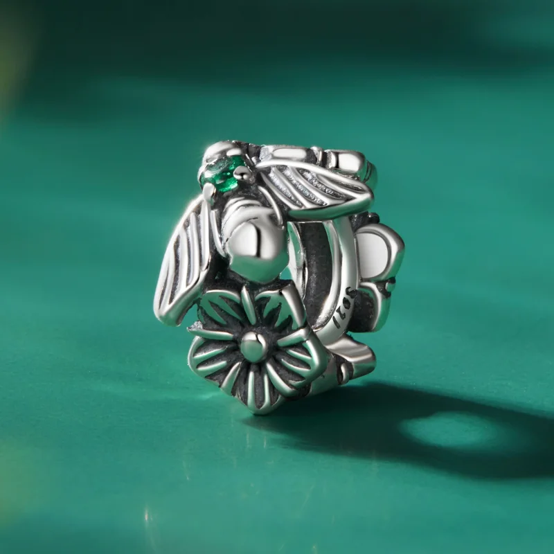 (Bild für) Lucky Bee Spacer-Charm im Pandora-Stil - SCC2526 - Ansicht 2