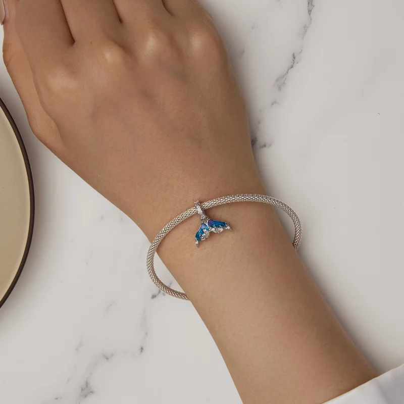 (Bild für) Meerjungfrauenschwanz-Charm im Pandora-Stil - BSC876 - Ansicht 5