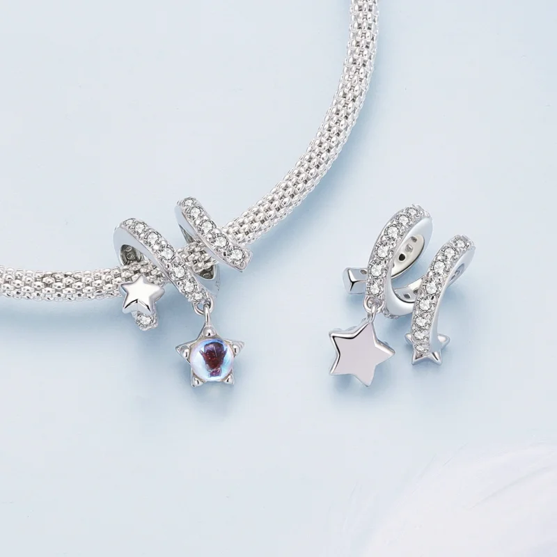 (Bild für) Meteorschauer-Charm im Pandora-Stil - BSC861 - Ansicht 4