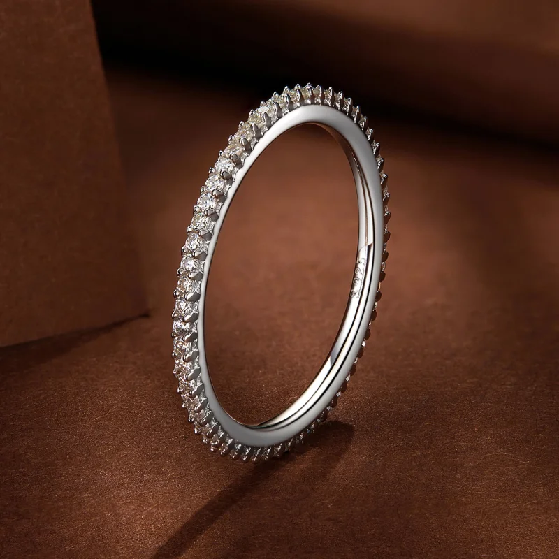 (Bild für) Moissanit-Ring im Pandora-Stil - MSR027 - Ansicht 2