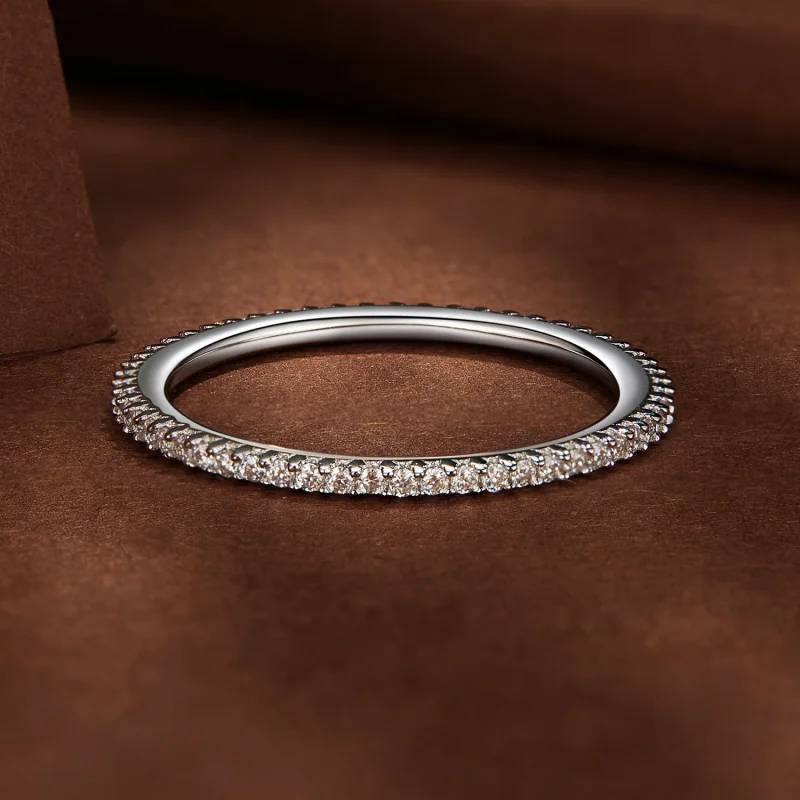 (Bild für) Moissanit-Ring im Pandora-Stil - MSR027 - Ansicht 3