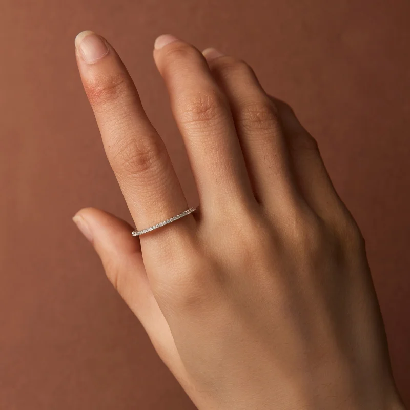 (Bild für) Moissanit-Ring im Pandora-Stil - MSR027 - Ansicht 6