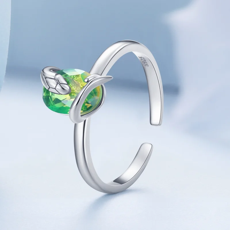 (Bild für) Offener Ring „Kleine Schlange“ im Pandora-Stil - BSR431 - Ansicht 2