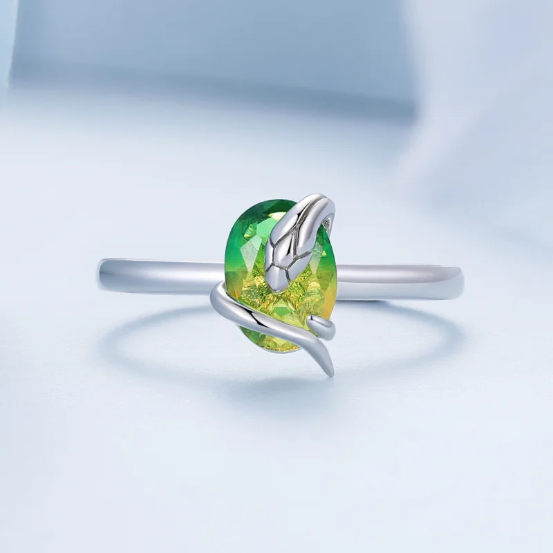 (Bild für) Offener Ring „Kleine Schlange“ im Pandora-Stil - BSR431 - Ansicht 3
