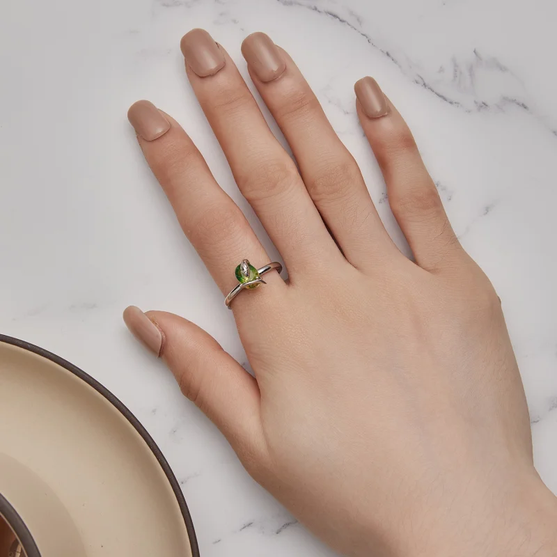 (Bild für) Offener Ring „Kleine Schlange“ im Pandora-Stil - BSR431 - Ansicht 4