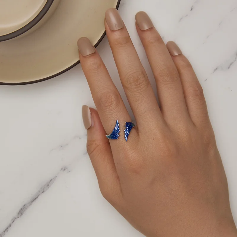 (Bild für) Pandora Flügel Ring - BSR442 - Ansicht 5