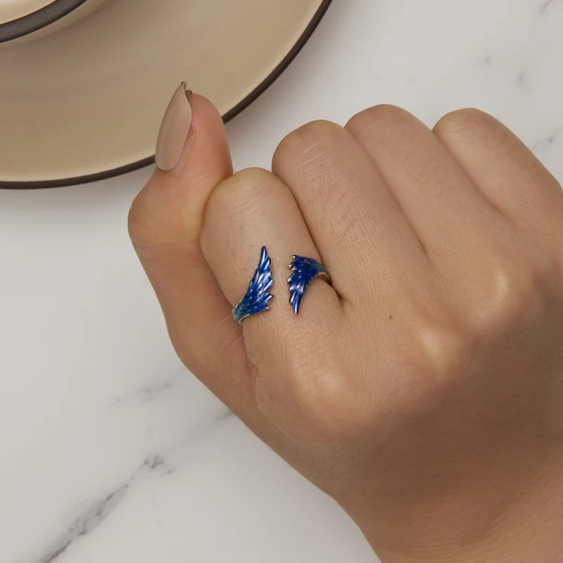 (Bild für) Pandora Flügel Ring - BSR442 - Ansicht 6