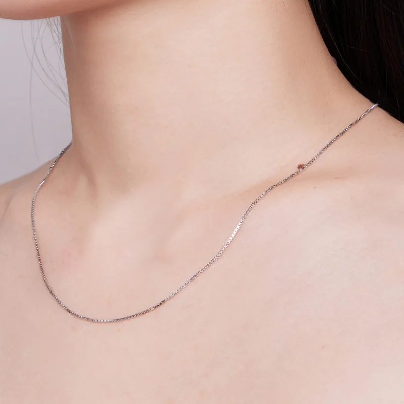 (Bild für) Pandora Style 0,8 Boxchain Basics Kettenhalskette - SCA024 - Ansicht 6