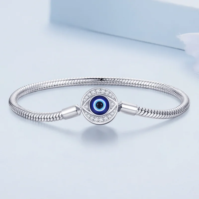 (Bild für) Pandora Style Devil Eye Basics Kettenarmband - BSB122 - Ansicht 2