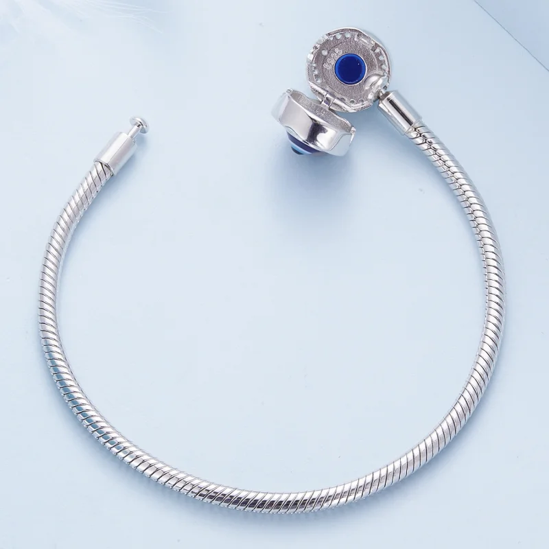 (Bild für) Pandora Style Devil Eye Basics Kettenarmband - BSB122 - Ansicht 4
