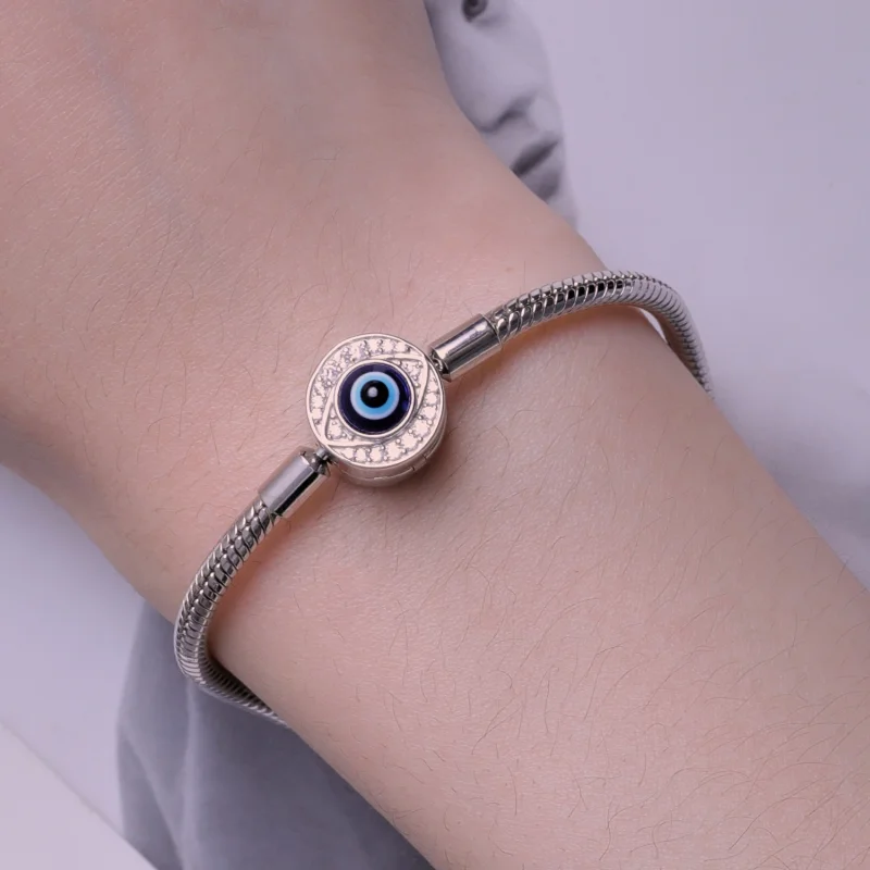 (Bild für) Pandora Style Devil Eye Basics Kettenarmband - BSB122 - Ansicht 7