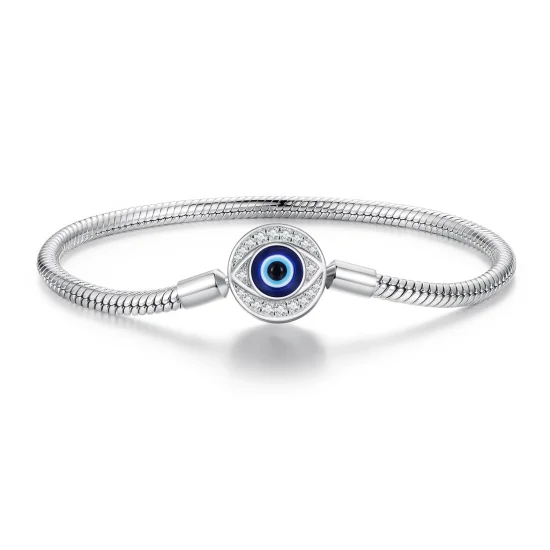 (Bild für) Pandora Style Devil Eye Basics Kettenarmband - BSB122