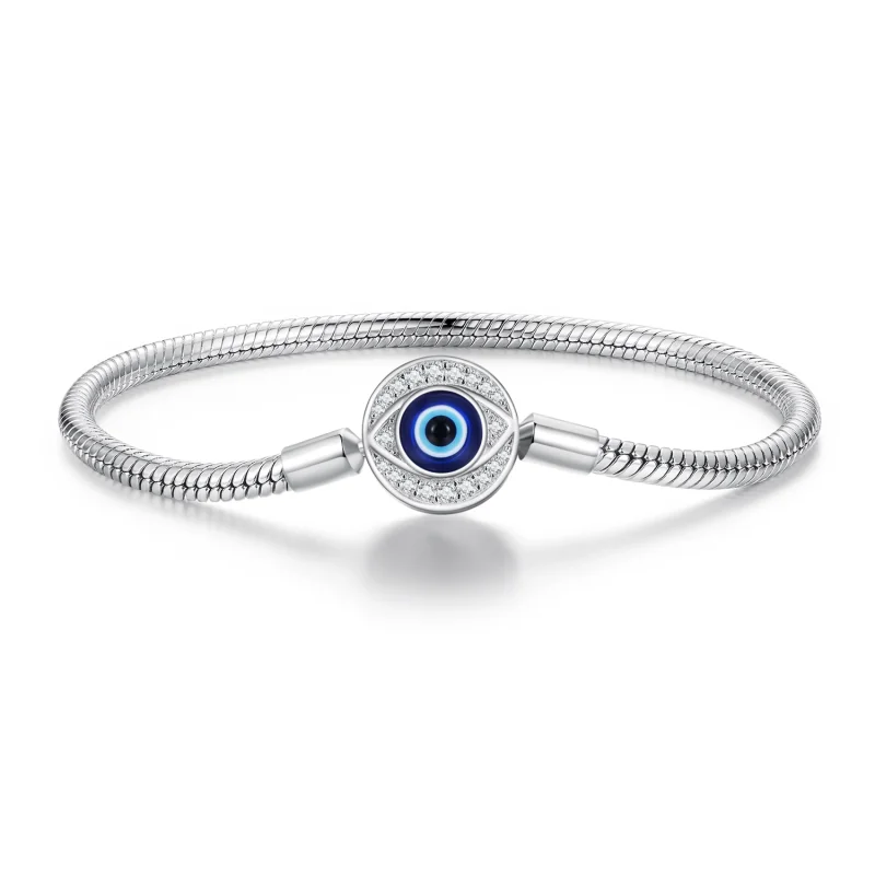(Bild für) Pandora Style Devil Eye Basics Kettenarmband - BSB122