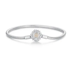 (Bild für) Pandora Style Sunflower Basics Kettenarmband - BSB123