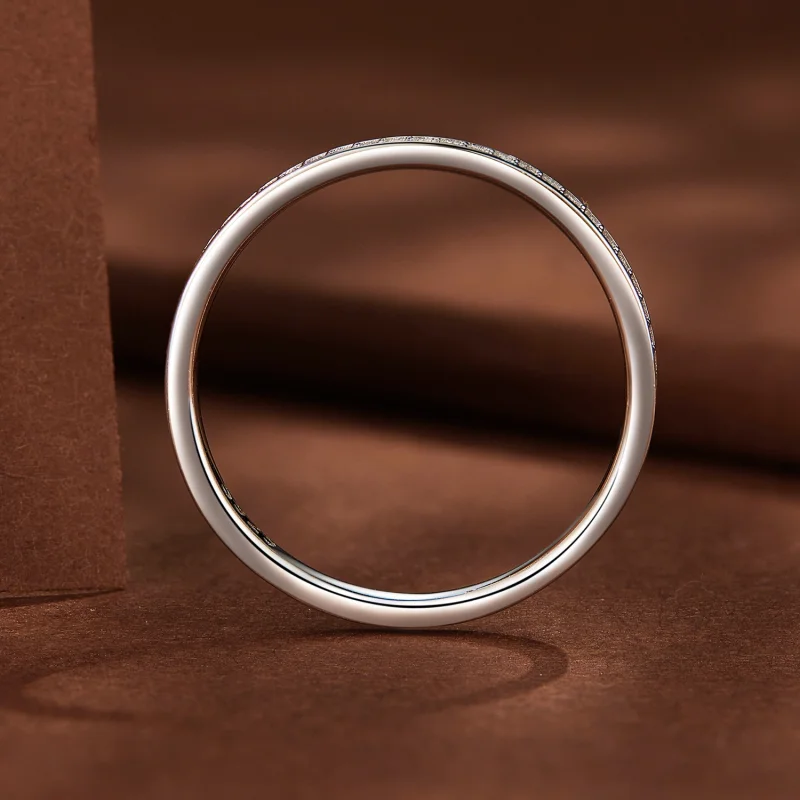 (Bild für) Pave-Moissanit-Ring im Pandora-Stil - MSR030 - Ansicht 4