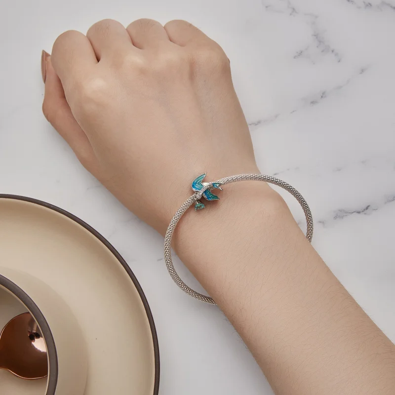 (Bild für) Schwalben-Charm im Pandora-Stil - BSC865 - Ansicht 5