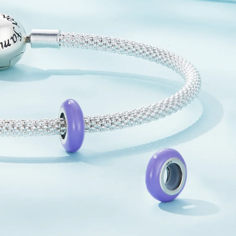 (Bild für) Silikagel-Abstandshalter-Charm im Pandora-Stil - SCC1450-BP - Ansicht 4