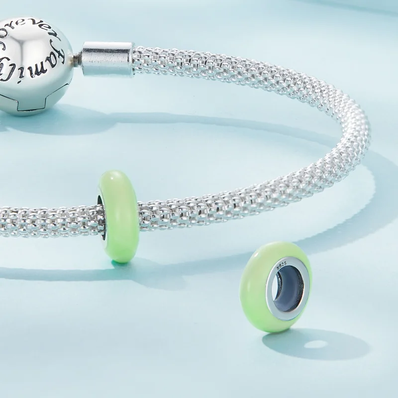 (Bild für) Silikagel-Abstandshalter-Charm im Pandora-Stil - SCC1450-LG - Ansicht 4