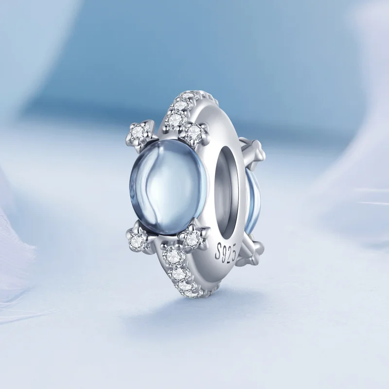 (Bild für) Stern-Spacer-Charm im Pandora-Stil - BSC873 - Ansicht 2