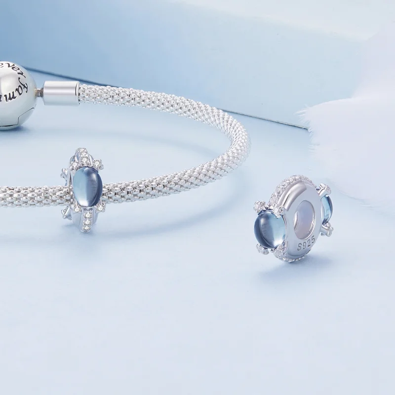 (Bild für) Stern-Spacer-Charm im Pandora-Stil - BSC873 - Ansicht 4