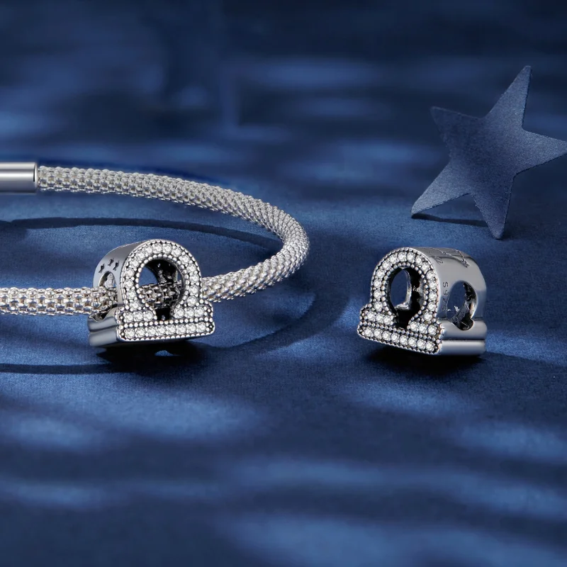 (Bild für) Sternzeichen-Charm „Waage“ im Pandora-Stil - SCC2516-7 - Ansicht 4