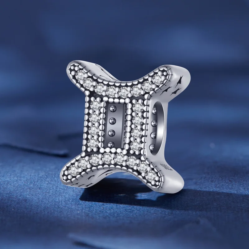 (Bild für) Sternzeichen-Charm „Zwilling“ im Pandora-Stil - SCC2516-3 - Ansicht 2
