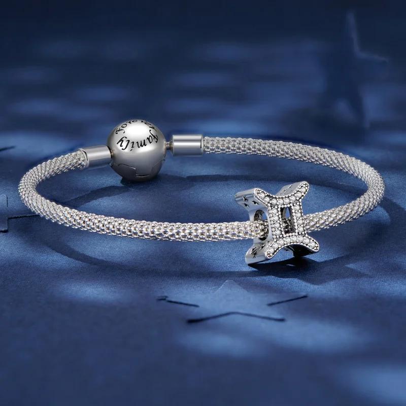 (Bild für) Sternzeichen-Charm „Zwilling“ im Pandora-Stil - SCC2516-3 - Ansicht 5